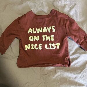 Little Co Christmas shirt - 12 months